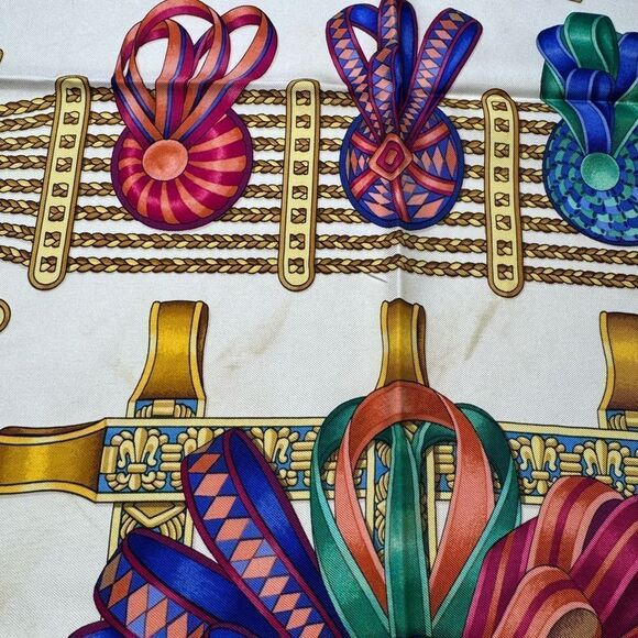 Hermes Les Rubans du Cheval Silk Scarf - Picture 7 of 8
